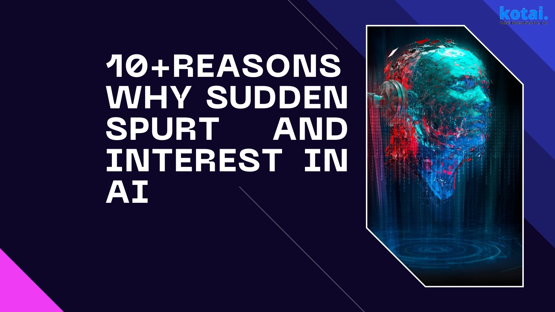 Why Sudden Spurt and Interest in AI