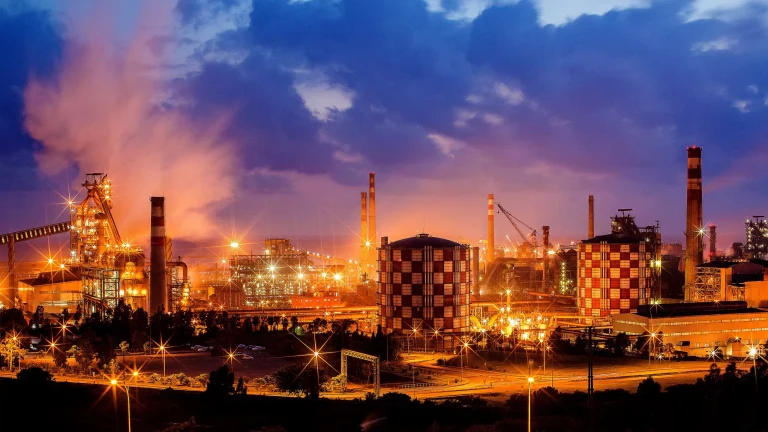 AI-powered sustainability metrics for the iron and steel industry’s green impact.