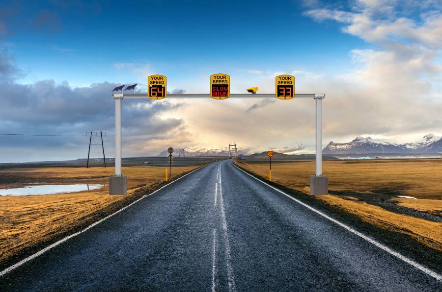 Radar Speed Signs with Camera