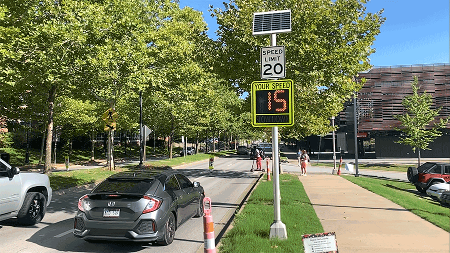 speed radar signs