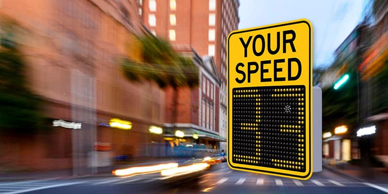 speed radar signs