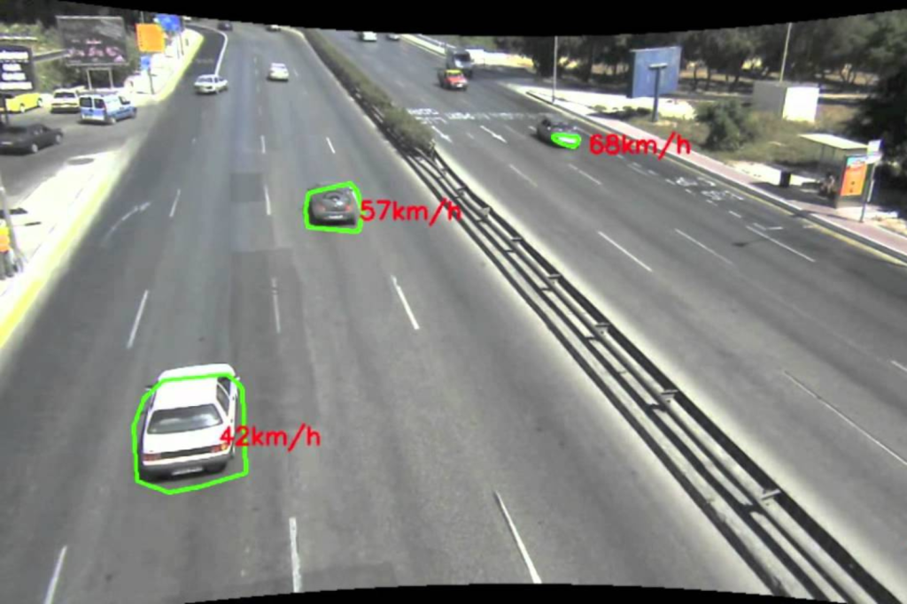 4D radar for speed detection