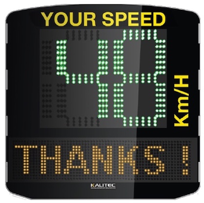 radar speed signs with camera